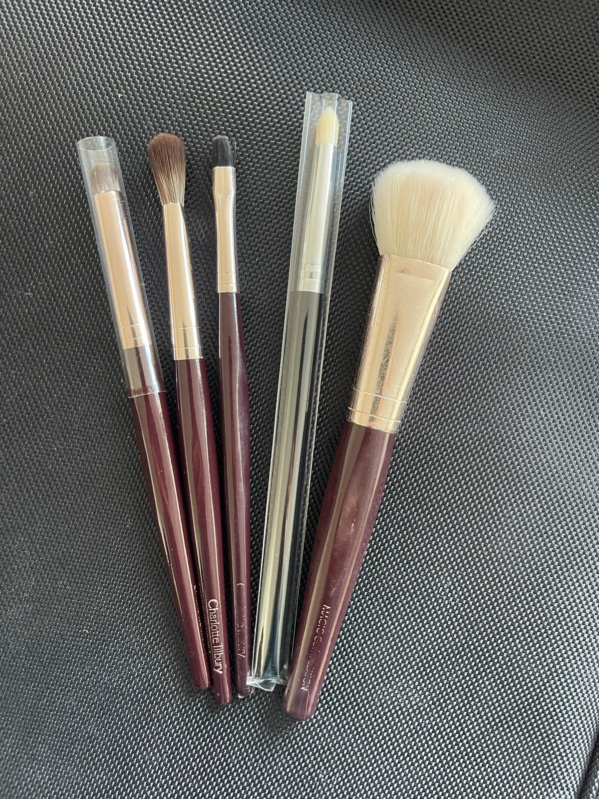 Charlotte Tilbury Make-up Kwasten Set - Zo goed als nieuw, Ogen, Bruin, Ophalen of Verzenden, Zo goed als nieuw
