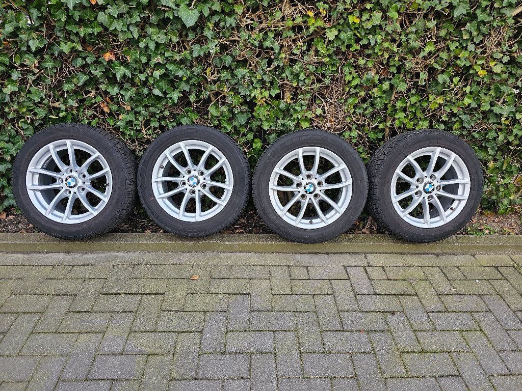 BMW 1 serie f20  all season banden + velgen, Ophalen, Gebruikt, 16 inch, Banden en Velgen