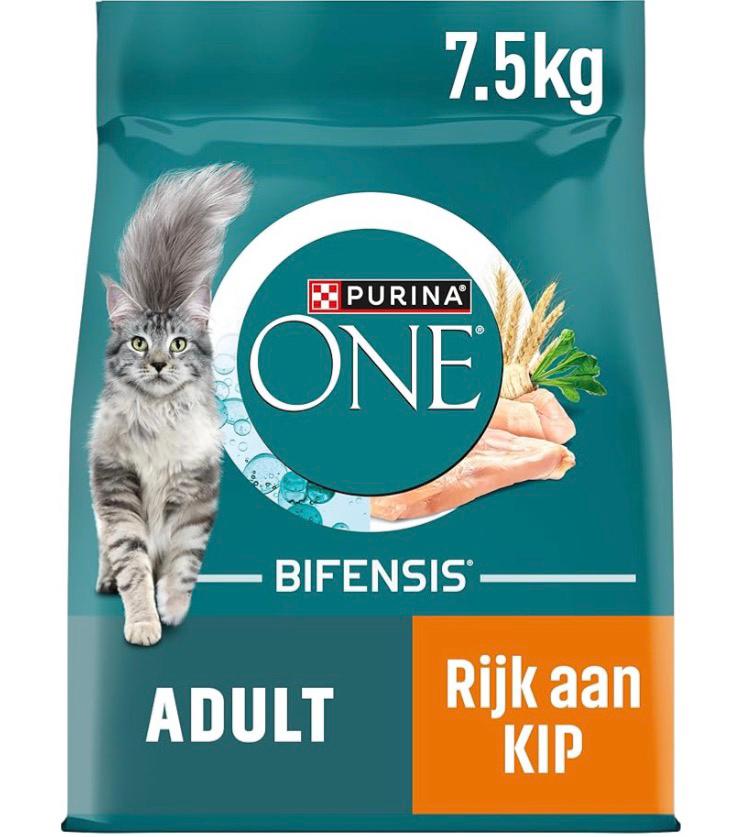 Purina One Kip kattenvoer 7,5 kg, Ophalen, Kat