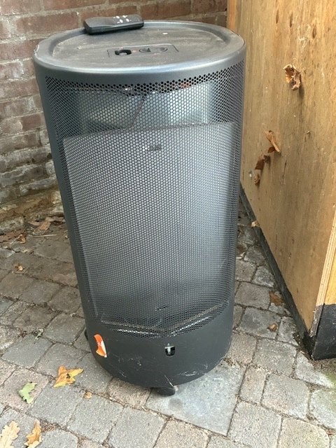 Gaskachel, Ophalen, Gebruikt, Gas, Vrijstaand