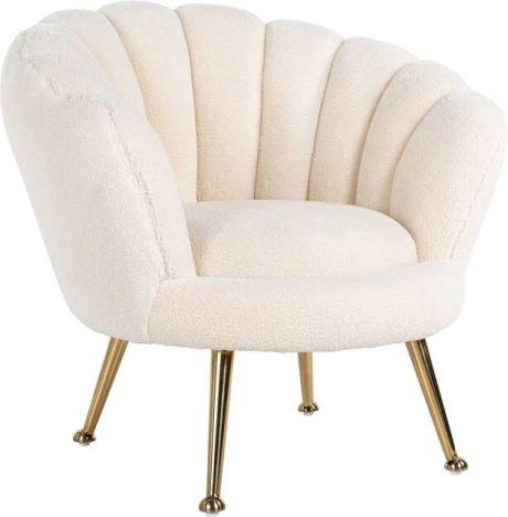 2x Richmond Interiors Kinderstoel Charly Teddy Wit, Huis en Inrichting, Fauteuils, Ophalen, 75 tot 100 cm, Zo goed als nieuw, Stof