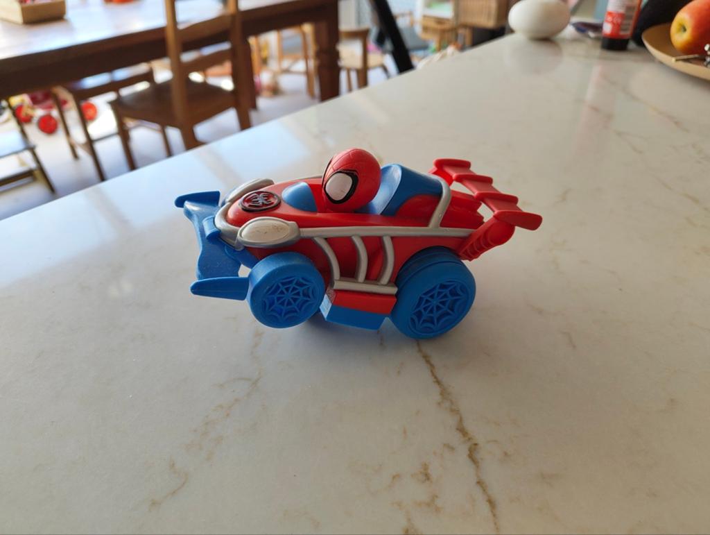 Spiderman Raceauto Speelgoed - Gebruikt, Ophalen of Verzenden, Gebruikt