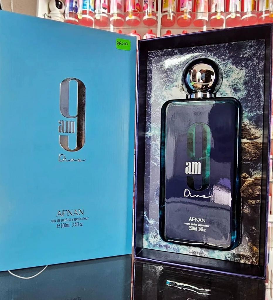 9 AM Dive Herenparfum - Afnan Eau de Parfum 100ml, Ophalen of Verzenden, Zo goed als nieuw