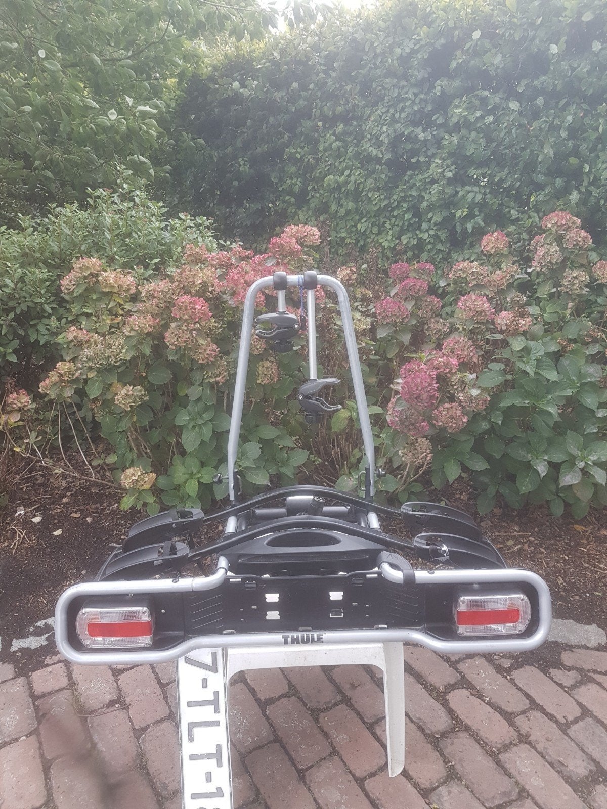thule fietsendrager euroride 941 voor op je trekhaak, Auto diversen, Fietsendragers, Ophalen, 2 fietsen, Gebruikt, Trekhaakdrager