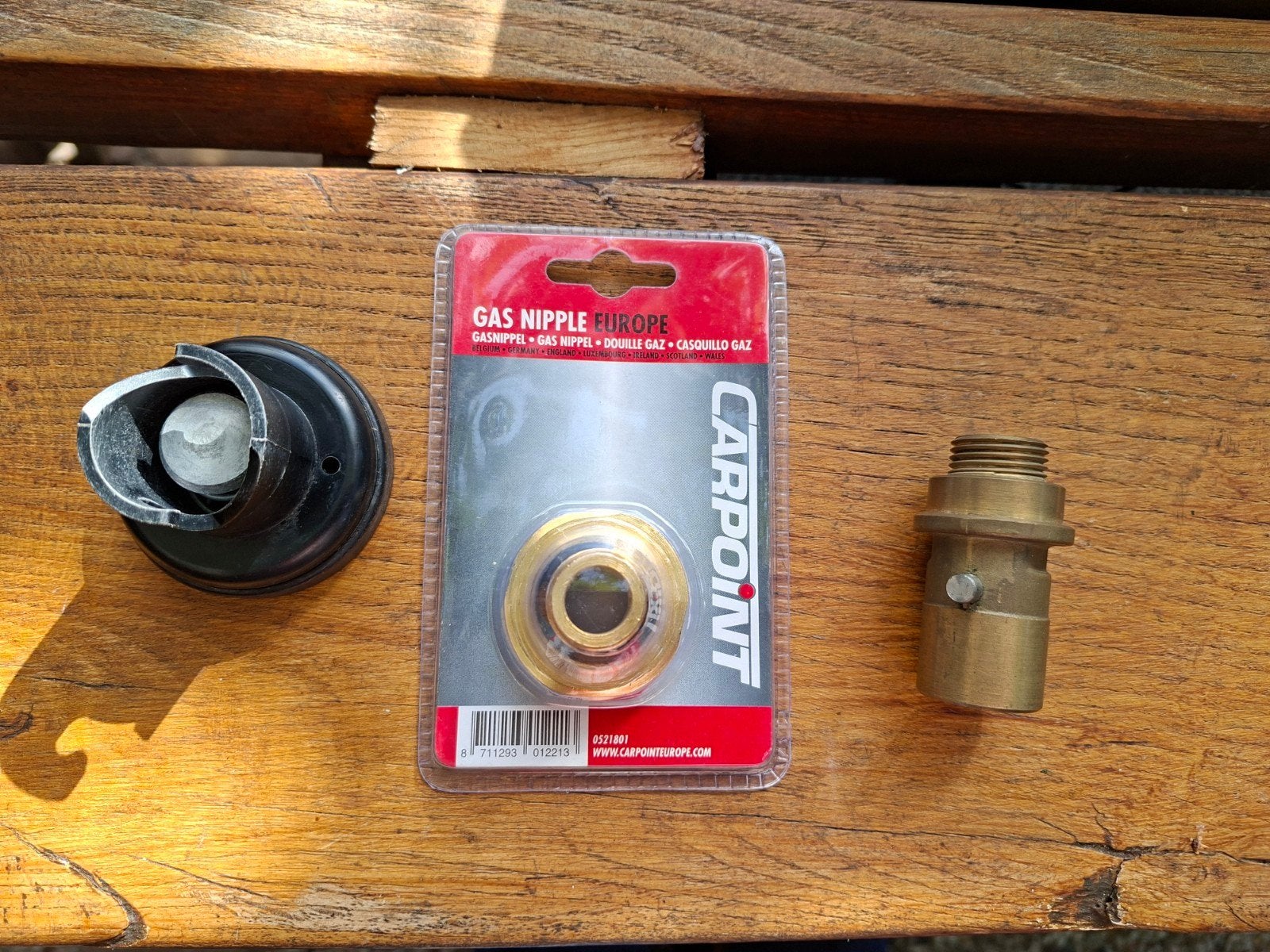 Afdekkap LPG tank en 2 LPG nippels, Ophalen of Verzenden, Gebruikt