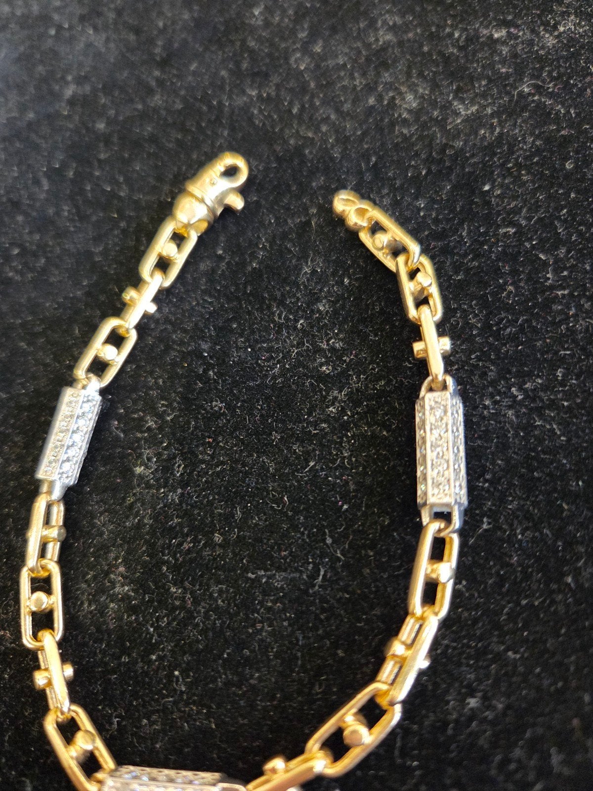 14 k gouden monte carlo armband 21,3 gram, Sieraden, Tassen en Uiterlijk, Armbanden, Ophalen of Verzenden, Nieuw, Goud, Goud