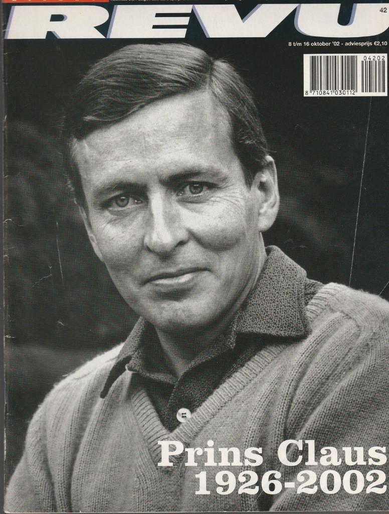 Prins Claus 1926-2002 - Nieuwe Revue oktober 2002^^, Ophalen of Verzenden, Zo goed als nieuw, Nederland, Tijdschrift of Boek