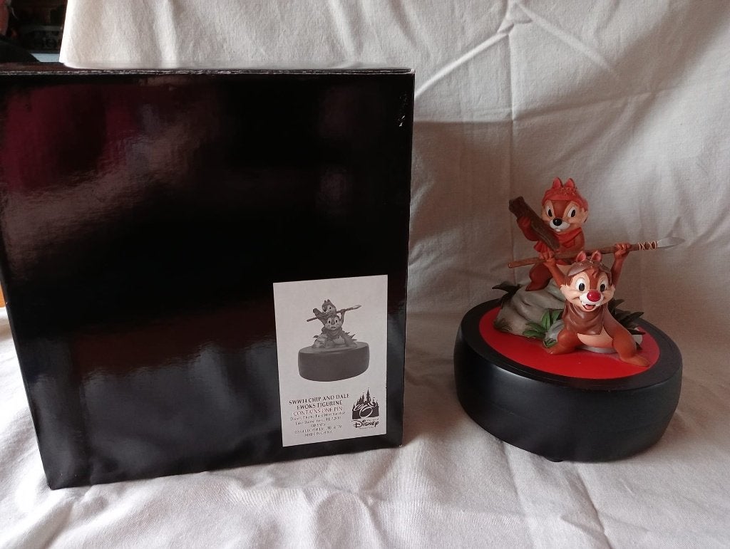 Knabbel en Babbel  ewoks star wars limited edition beeld, Ophalen of Verzenden, Zo goed als nieuw, Beeldje of Buste