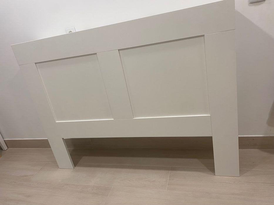 IKEA Brimnes hoofdeinde 140 cm - Wit, Huis en Inrichting, Ophalen, Wit, Tweepersoons, Hout