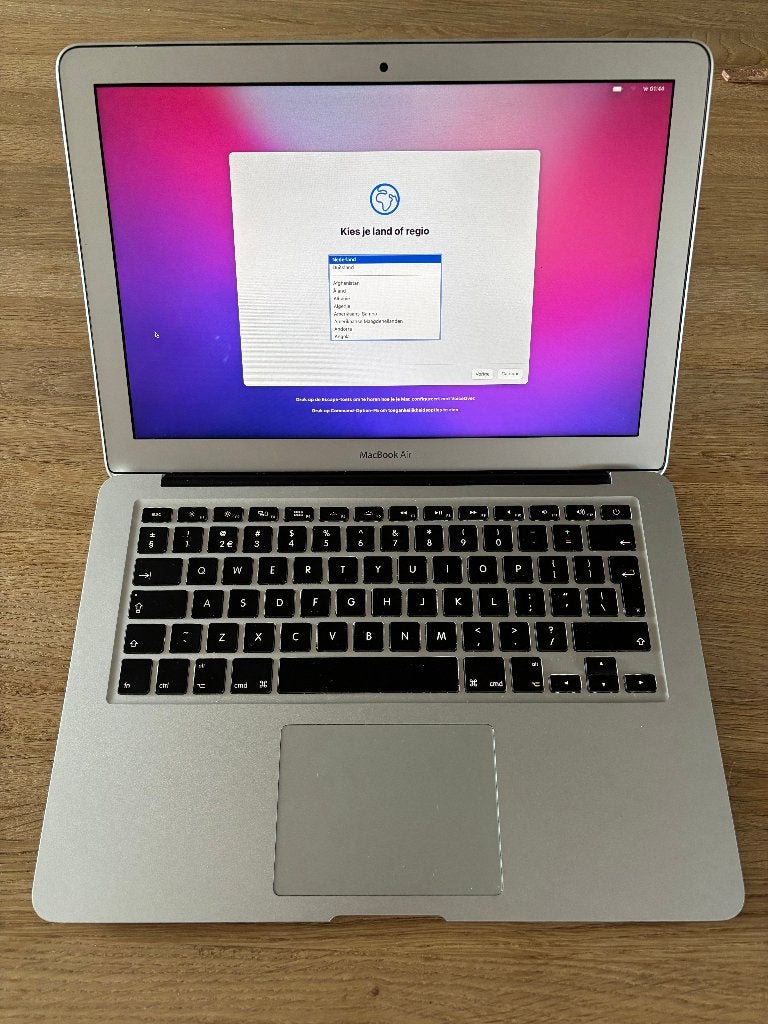 Apple Macbook Air A1466, Computers en Software, Apple Macbooks, Qwerty, 8 GB, 13 inch, Minder dan 2 Ghz