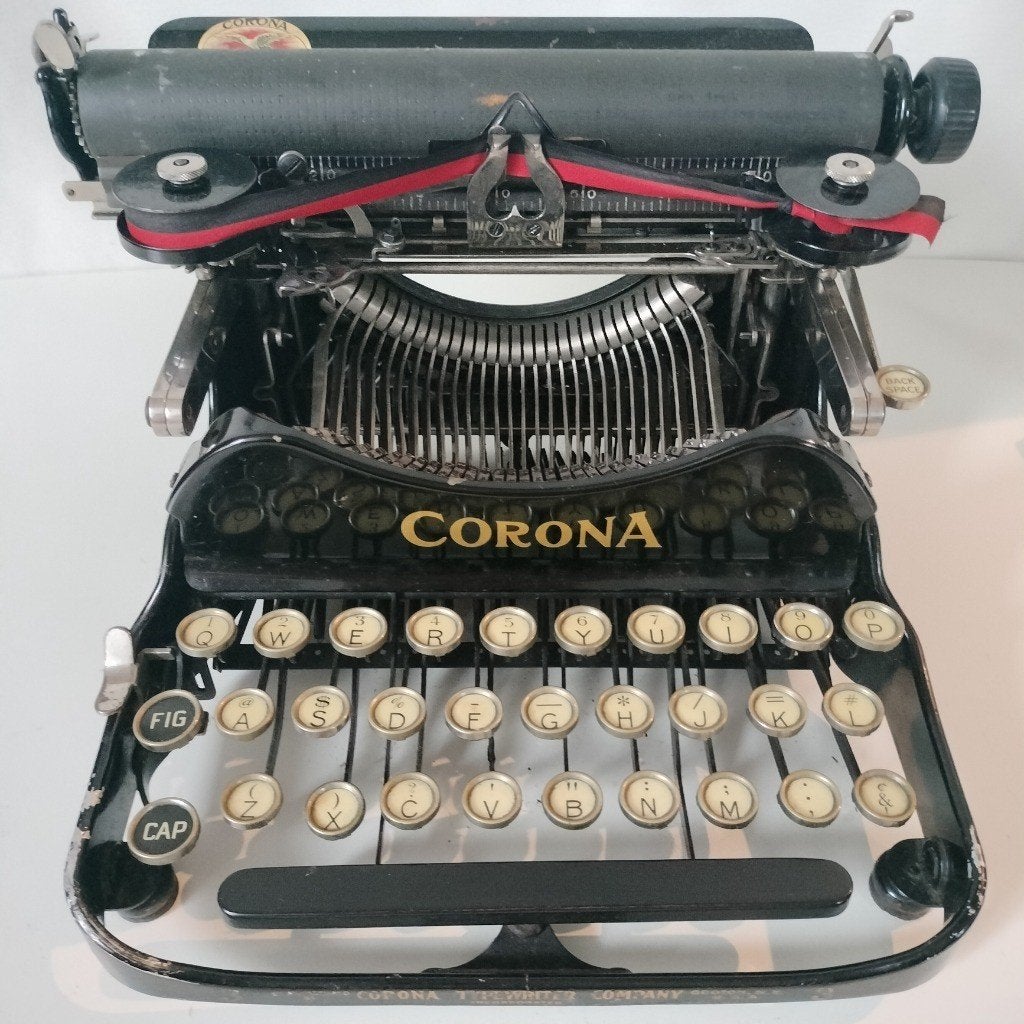 Corona Model 3 typemachine uit 1904, Typewriter Company, Diversen, Typemachines, Ophalen of Verzenden, Gebruikt
