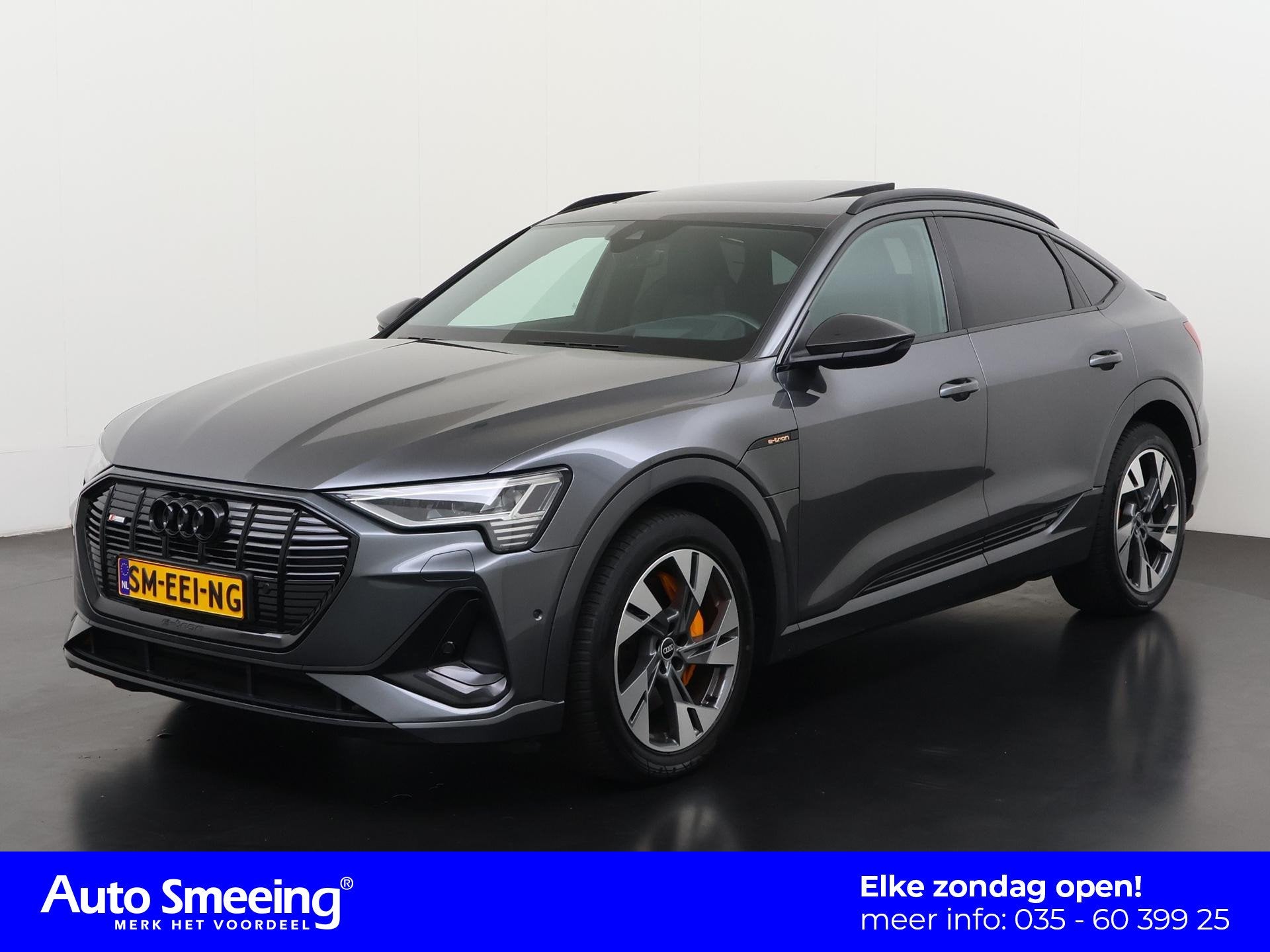 Audi e-tron Sportback 55 quattro S-Line 95 kWh | Black Style, Auto's, Automaat, 12 maanden, Leder, Vierwielaandrijving