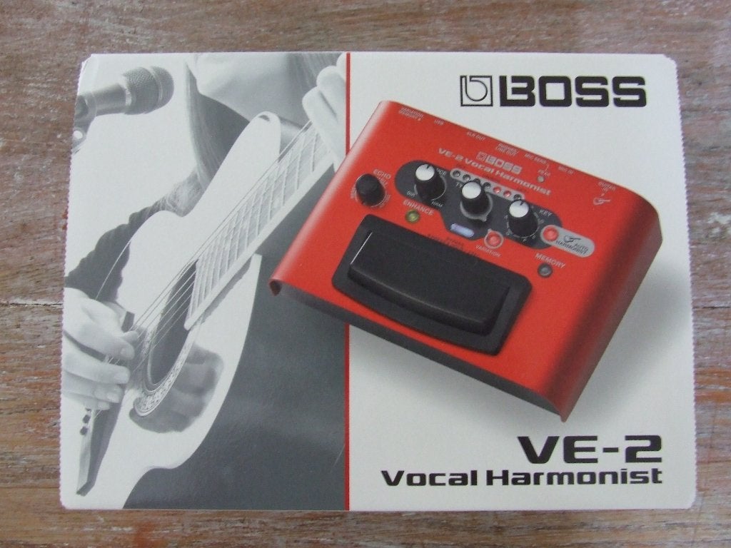BOSS VE-2 Vocal Harmonist - Zo goed als nieuw, Muziek en Instrumenten, Effecten, Ophalen of Verzenden, Zo goed als nieuw, Delay of Echo