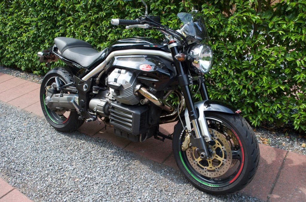 Zwarte MOTO GUZZI GRISO 1100, Motoren, 2 cilinders, Motorrijbewijs A, Gebruikt, Sportuitlaat