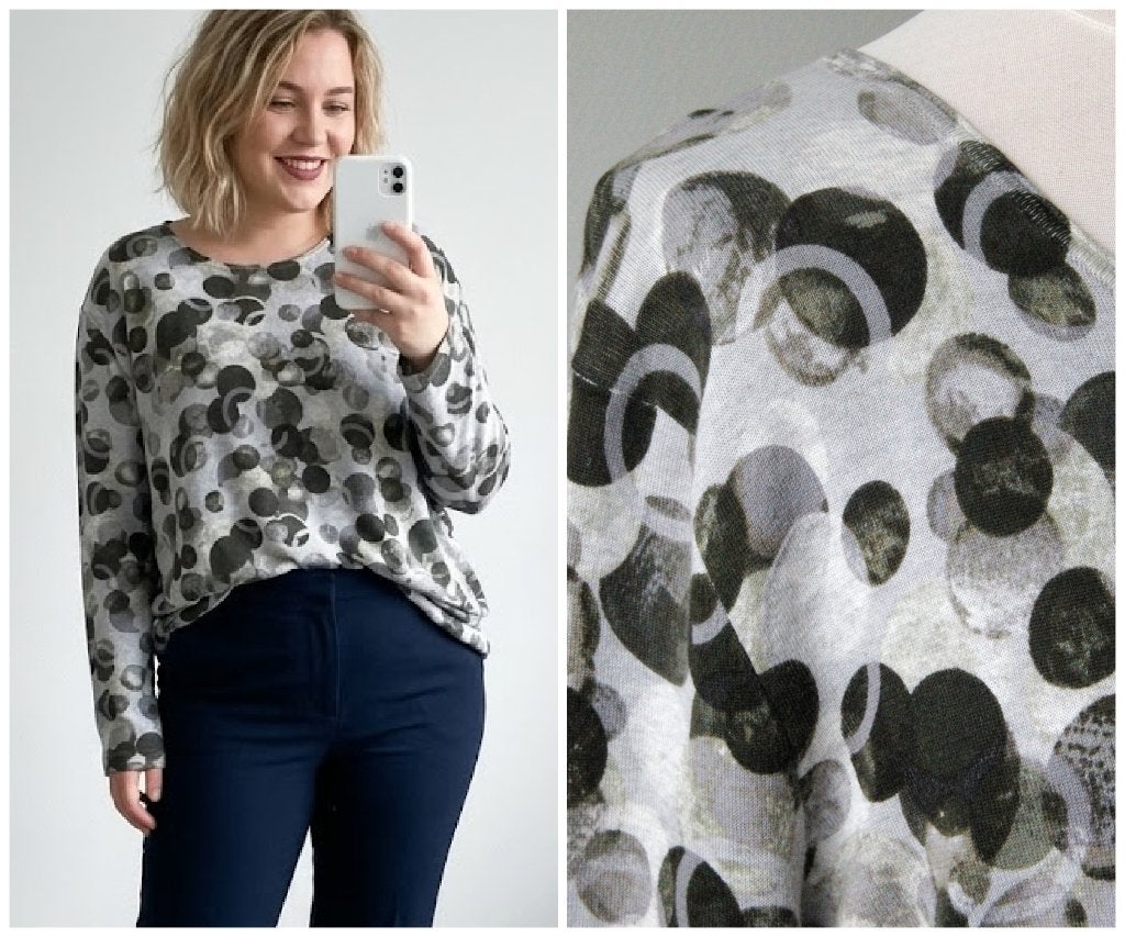 Gerry Weber - prachtige lente trui - grijs - maat 44, Kleding | Dames, Truien en Vesten, Verzenden, Maat 42/44 (L), Zo goed als nieuw
