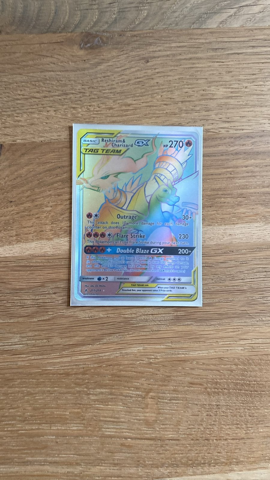 Pokemon Reshiram Charizard GX, Ophalen, Zo goed als nieuw