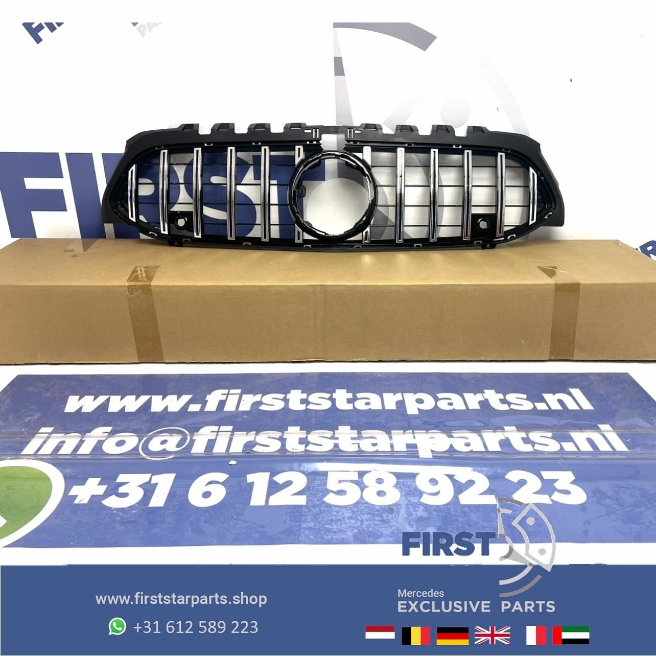 W177 V177 A KLASSE GT AMG BUMPER GRILLE 2018-2022 PANAMERICA, Gebruikt, -, Ophalen of Verzenden, -