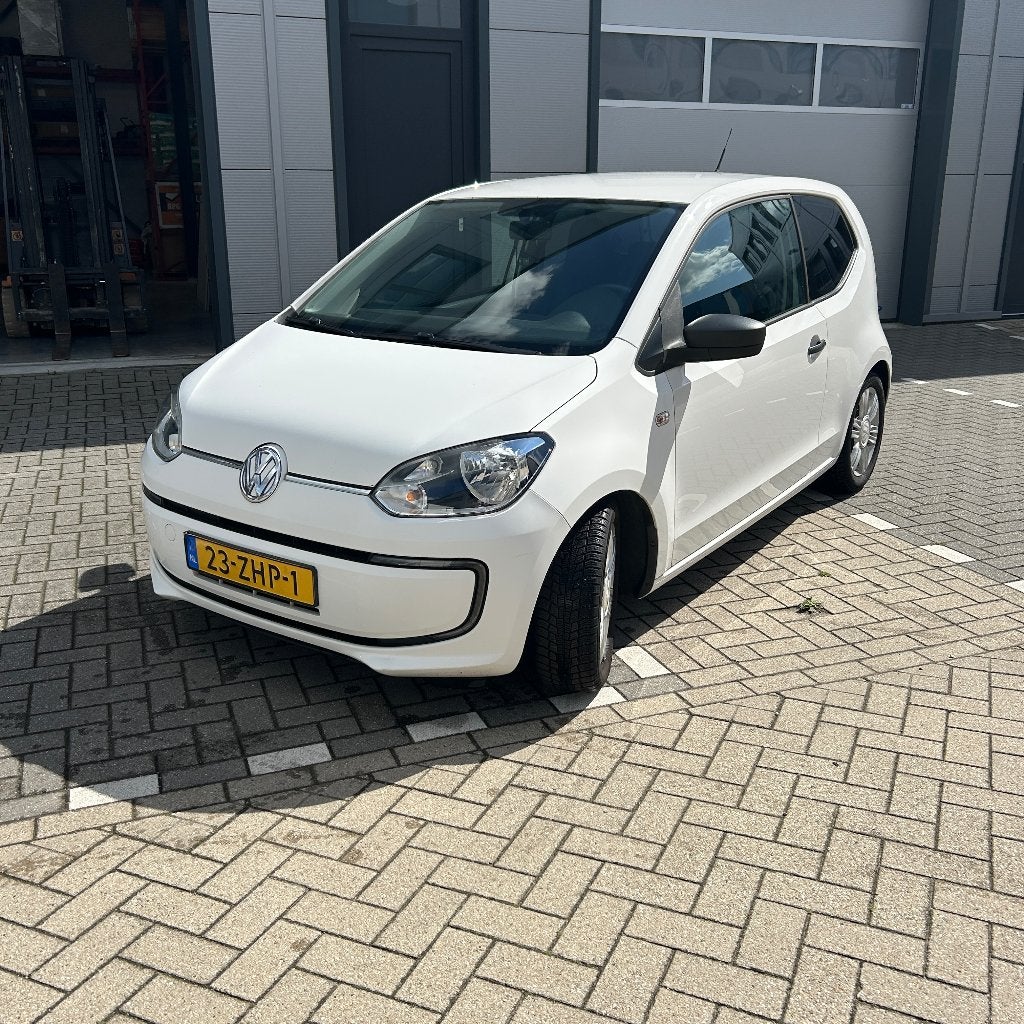 Volkswagen Up! 1.0 60PK 2012 Wit, Auto's, Stof, 840 kg, 4 stoelen, Wit