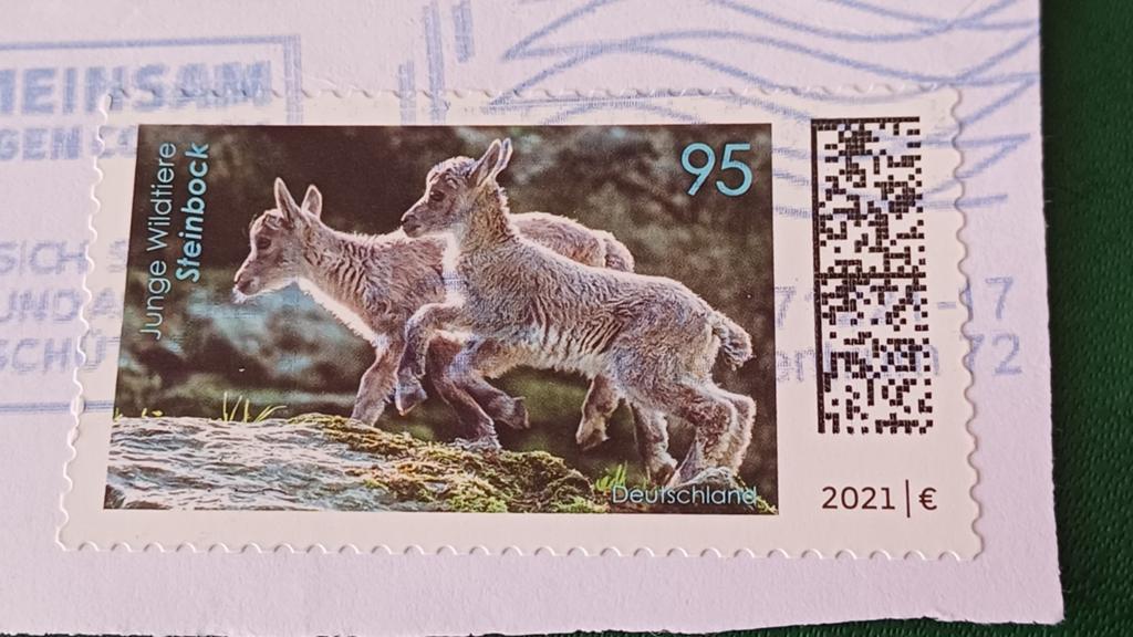 Duitsland, 2021,  Steinbock, Ophalen of Verzenden, 1990 tot heden, Gestempeld