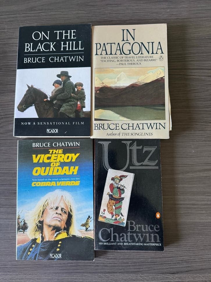 Bruce Chatwin Boeken - 4 Engelstalige Romans, Ophalen of Verzenden, Gelezen, Europa overig