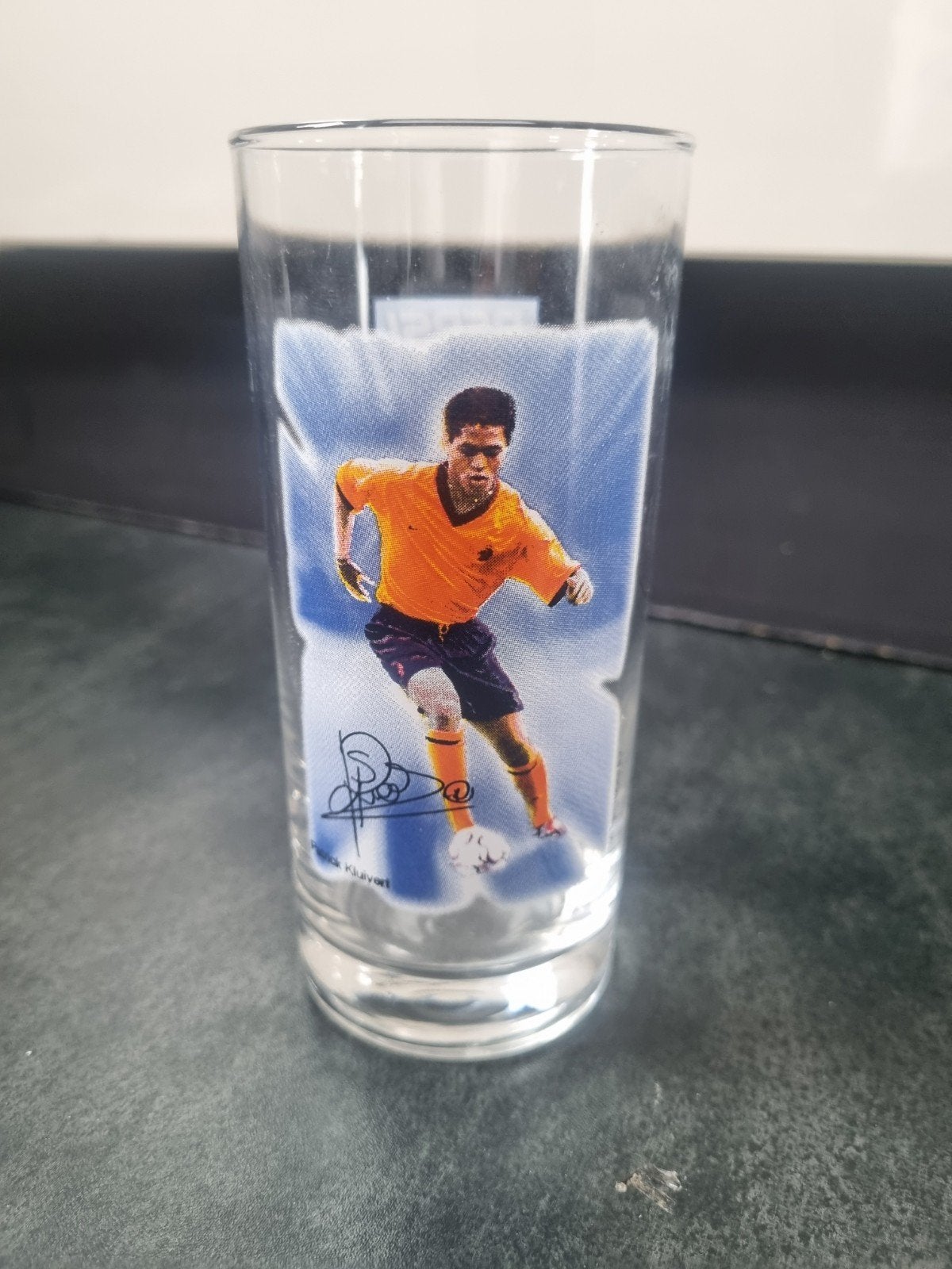 Vintage Pepsi Sisi 7UP Patrick Kluivert glas, Verzamelen, Ophalen of Verzenden, Zo goed als nieuw, Frisdrankglas