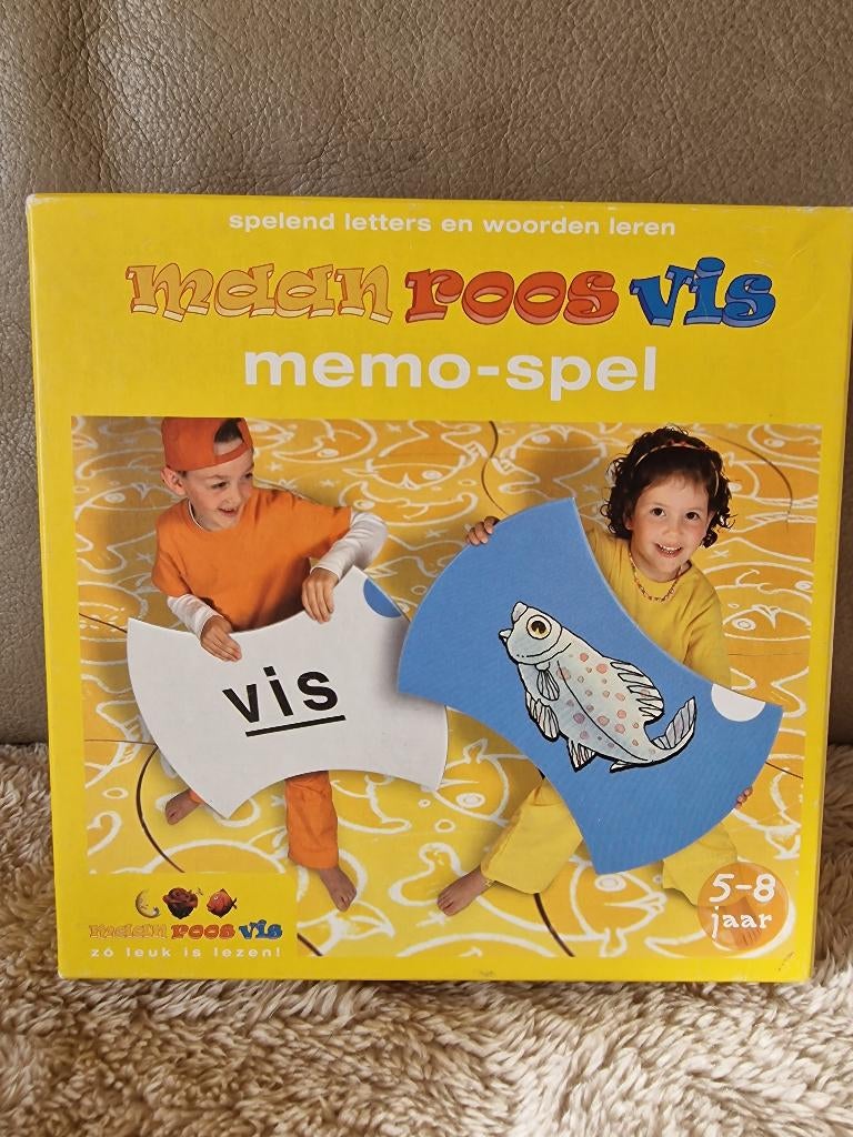 Memospel Maan Roos Vis Zwijsen thuis, Kinderen en Baby's, Ophalen of Verzenden, Gebruikt, Taal en Lezen