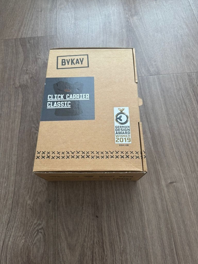 ByKay Draagzak Click carrier Classic, Zo goed als nieuw, Buik, Draagzak, Ophalen