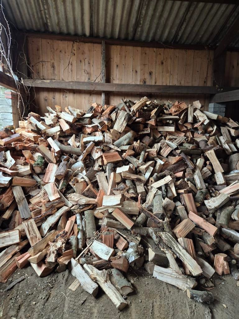 Gekloofd brandhout - Gemengde houtsoorten, Tuin en Terras, Haardhout, 6 m³ of meer, Ophalen, Overige houtsoorten, Blokken