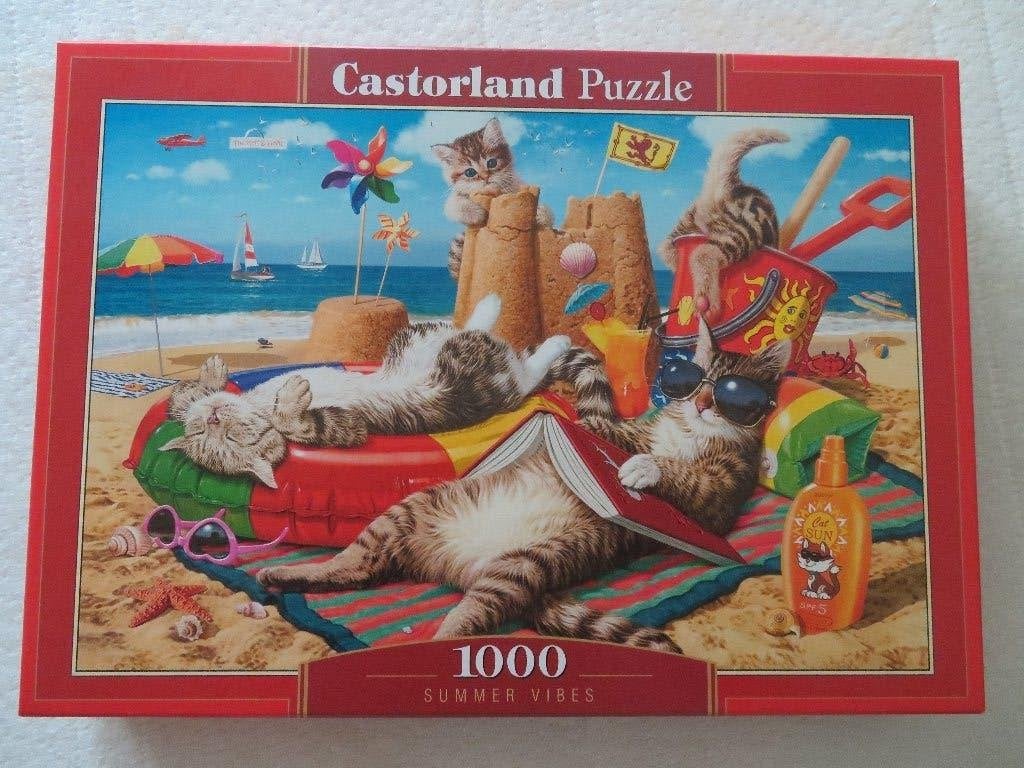 10 Legpuzzels 1000 stukjes, Ophalen, 500 t/m 1500 stukjes, Gebruikt, Legpuzzel