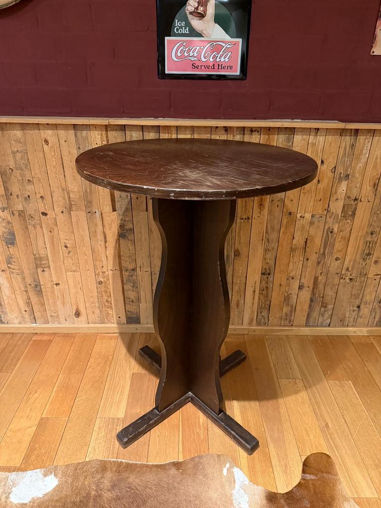 Massief eiken bartafel - Robuust en stijlvol, Ophalen, Gebruikt