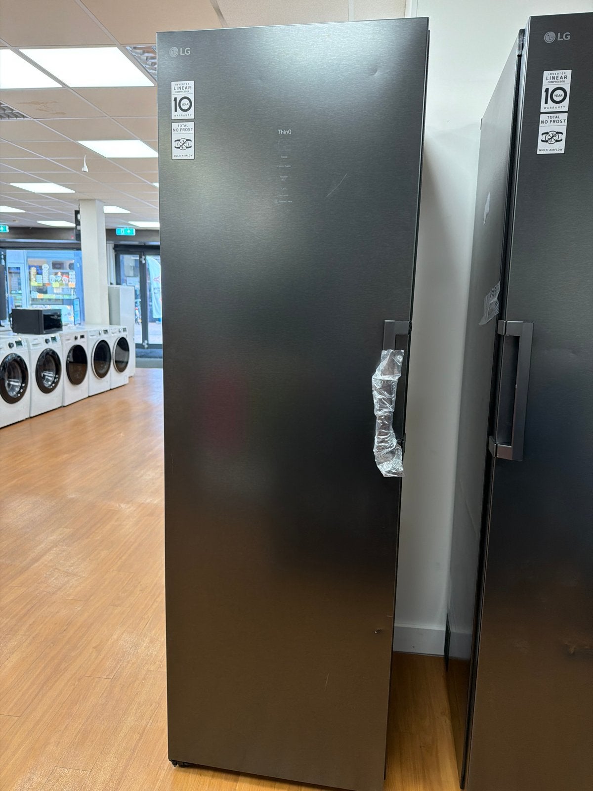 LG Vriezer GFM61MCCSF - No Frost, 324L, Zwart 2 jaargarantie, 200 liter of meer, Verzenden, ., 60 cm of meer
