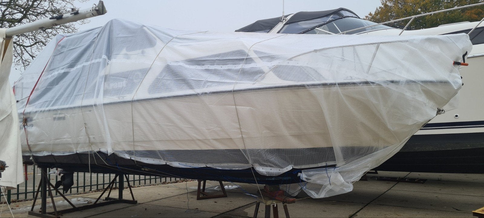 Transparant Afdekzeil 6x8m 240gr/m², Ophalen