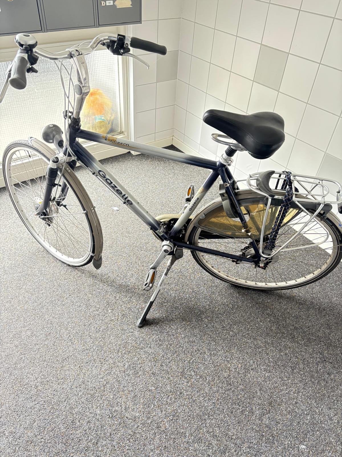 Gazelle herenfiets, Ophalen, Gebruikt, Versnellingen, 57 tot 61 cm