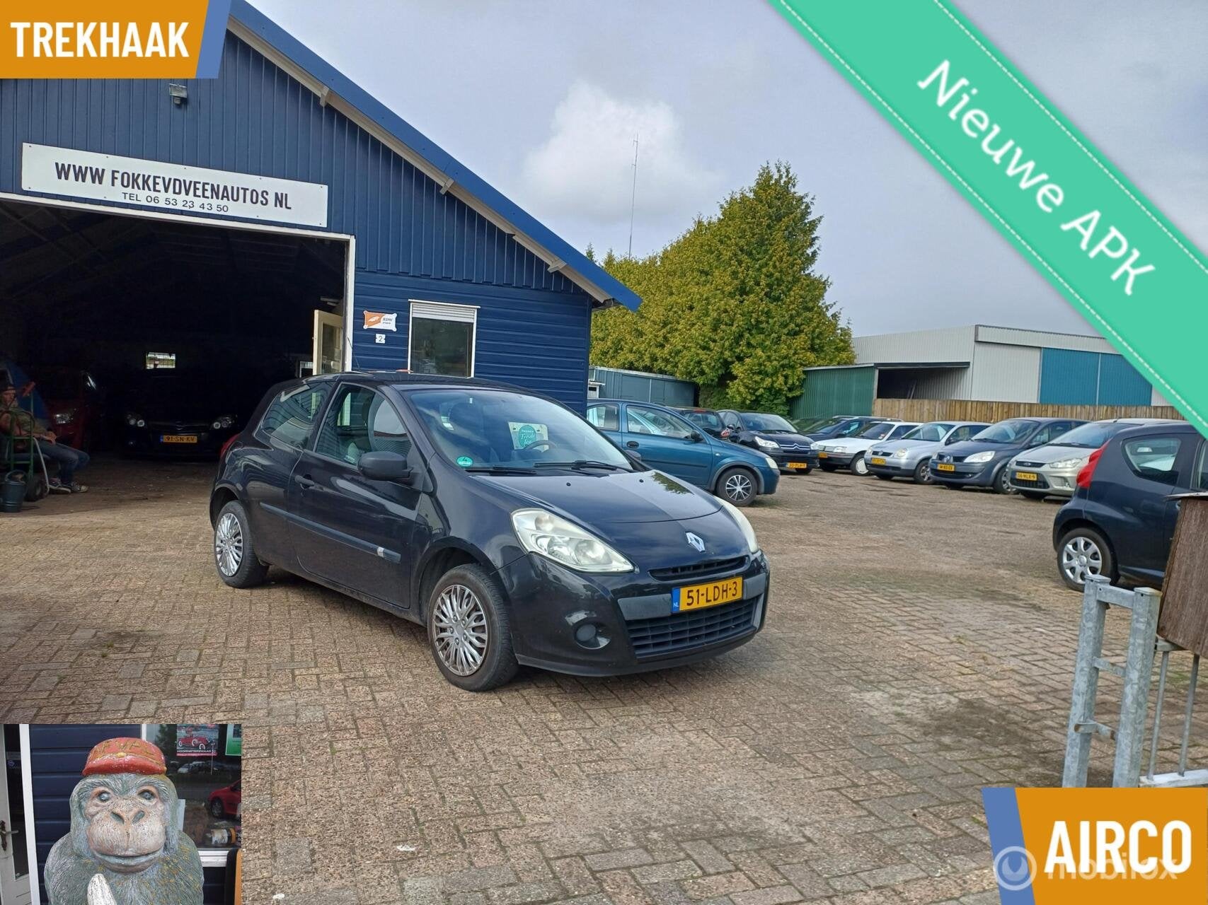 Renault Clio 1.2 Expression Garantie, alle inruil moglijk, Auto's, Voorwielaandrijving, 535 kg, 4 cilinders, 1055 kg