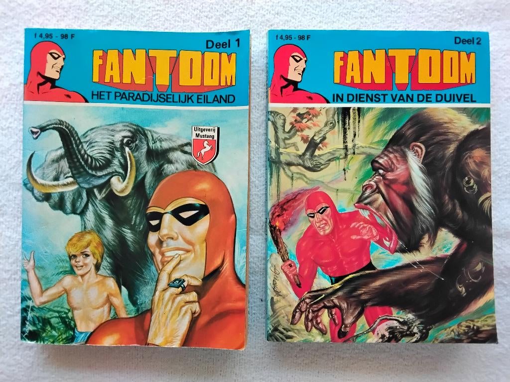 de Fantoom   pockets   x 2, Meerdere stripboeken, Ophalen of Verzenden, Gelezen