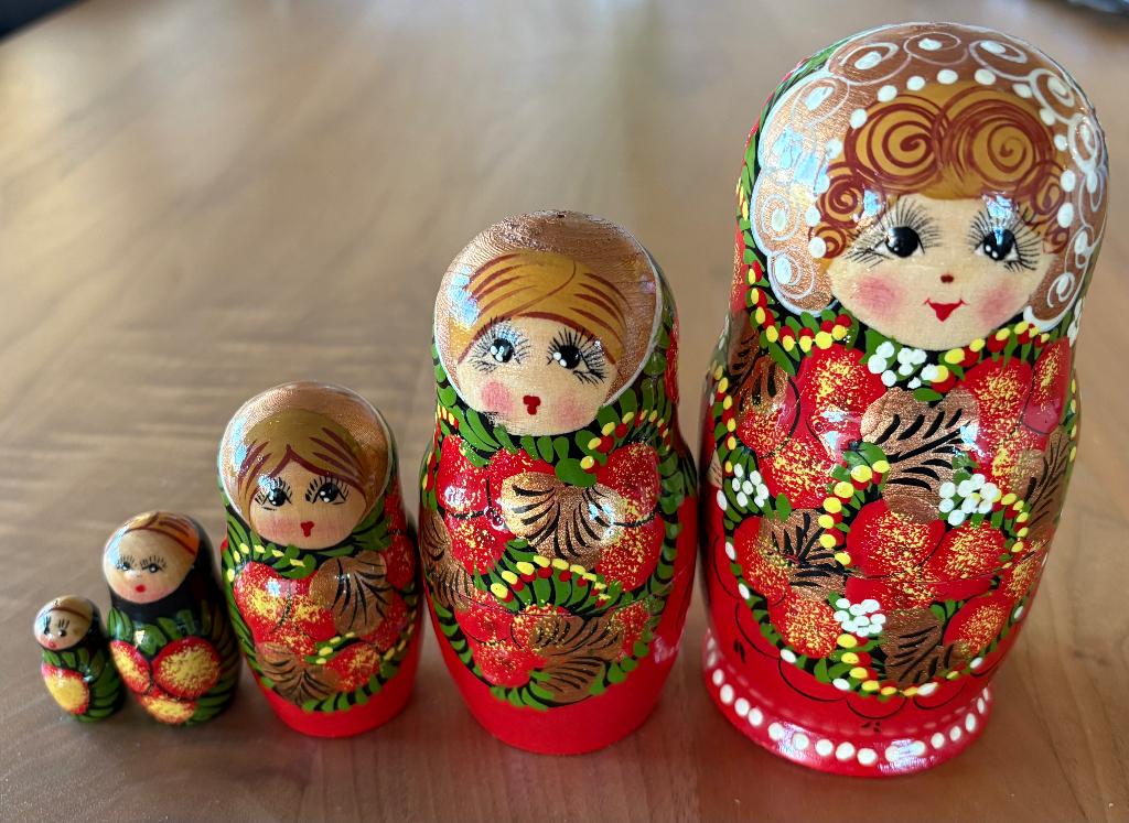 Te Koop: Russische Matroesjka poppen, Verzamelen, Ophalen of Verzenden, Zo goed als nieuw