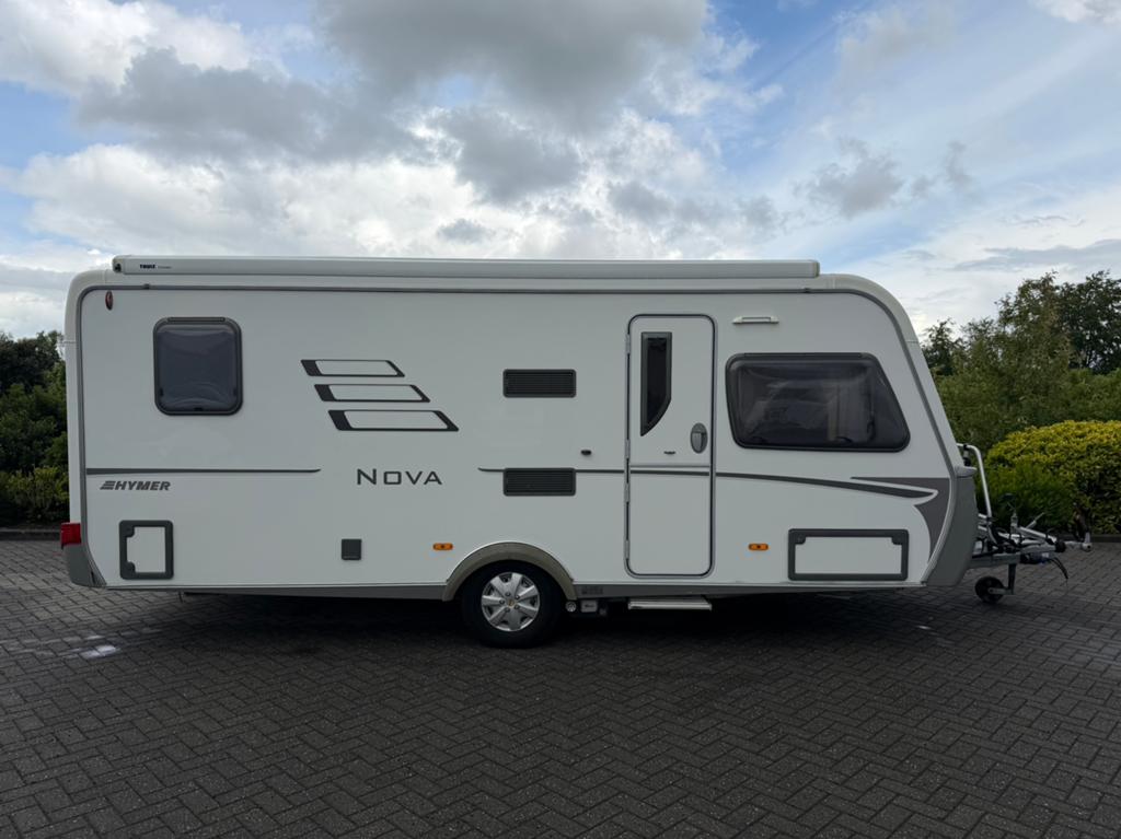 Eriba nova 545 bj 2013 incl mover/luifel/airco enz, Caravans en Kamperen, Caravans, Rondzit, Frans bed, Particulier, Eriba