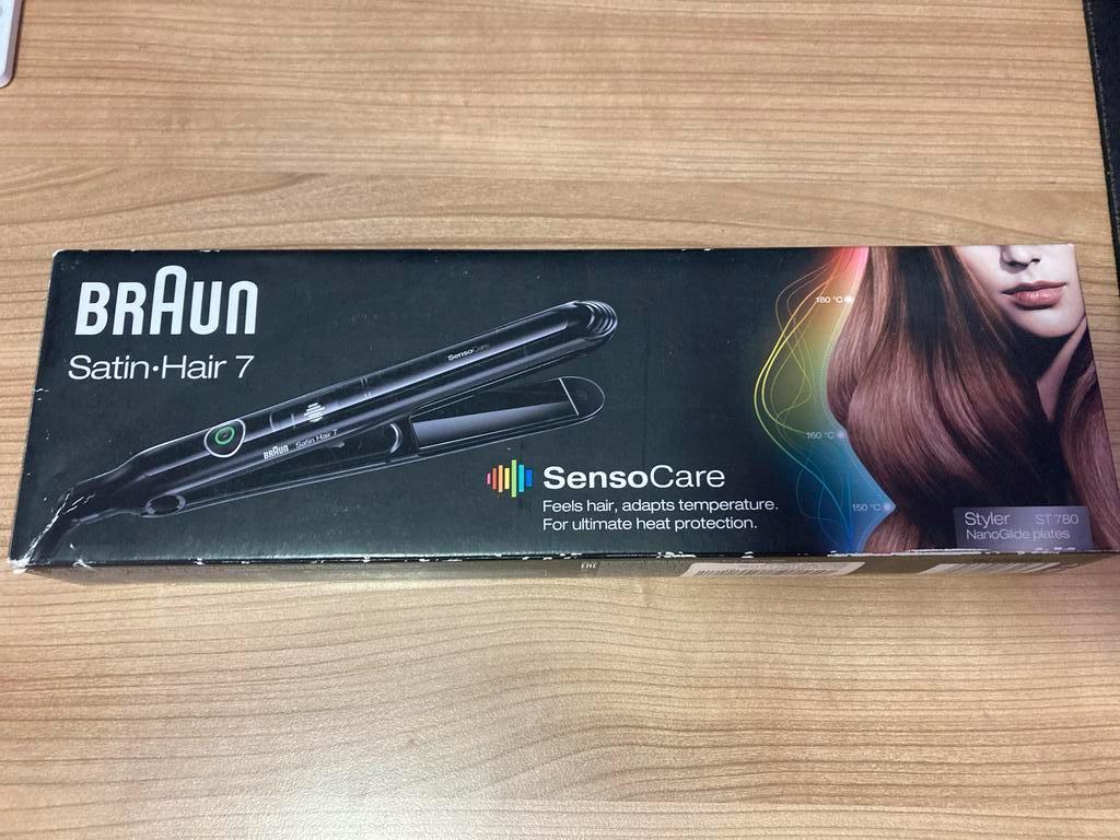 Braun Satin Hair 7 SensoCare Stijltang ST780, Ophalen of Verzenden, Zo goed als nieuw, Haarverzorging