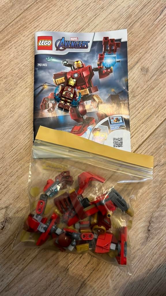 Lego - 76140 Iron Man Mech, Compleet, Marvel, Lego, Ophalen of Verzenden