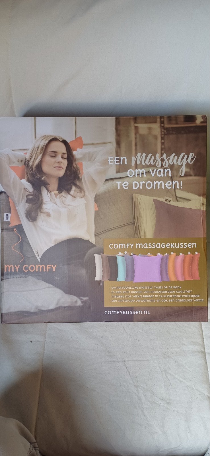 Comfy massagekussen, Ophalen of Verzenden, Zo goed als nieuw, Massagestoel of Kussen
