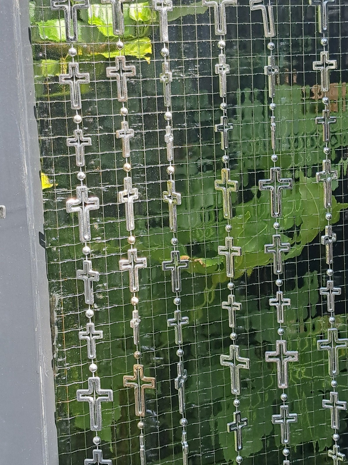 Apart vliegengordijn decoratie gordijn met kruisjes, Ophalen of Verzenden