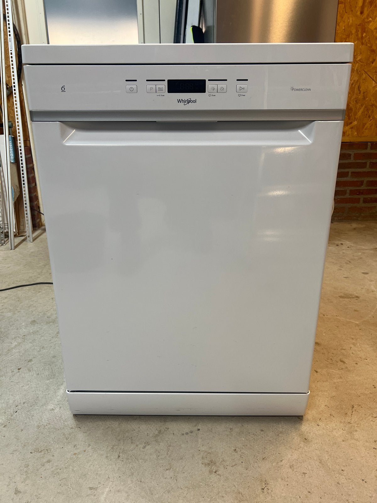 Whirlpool PowerClean Vaatwasser - Zo goed als nieuw, 60 cm of meer, Eco programma, Ophalen of Verzenden, Zo goed als nieuw
