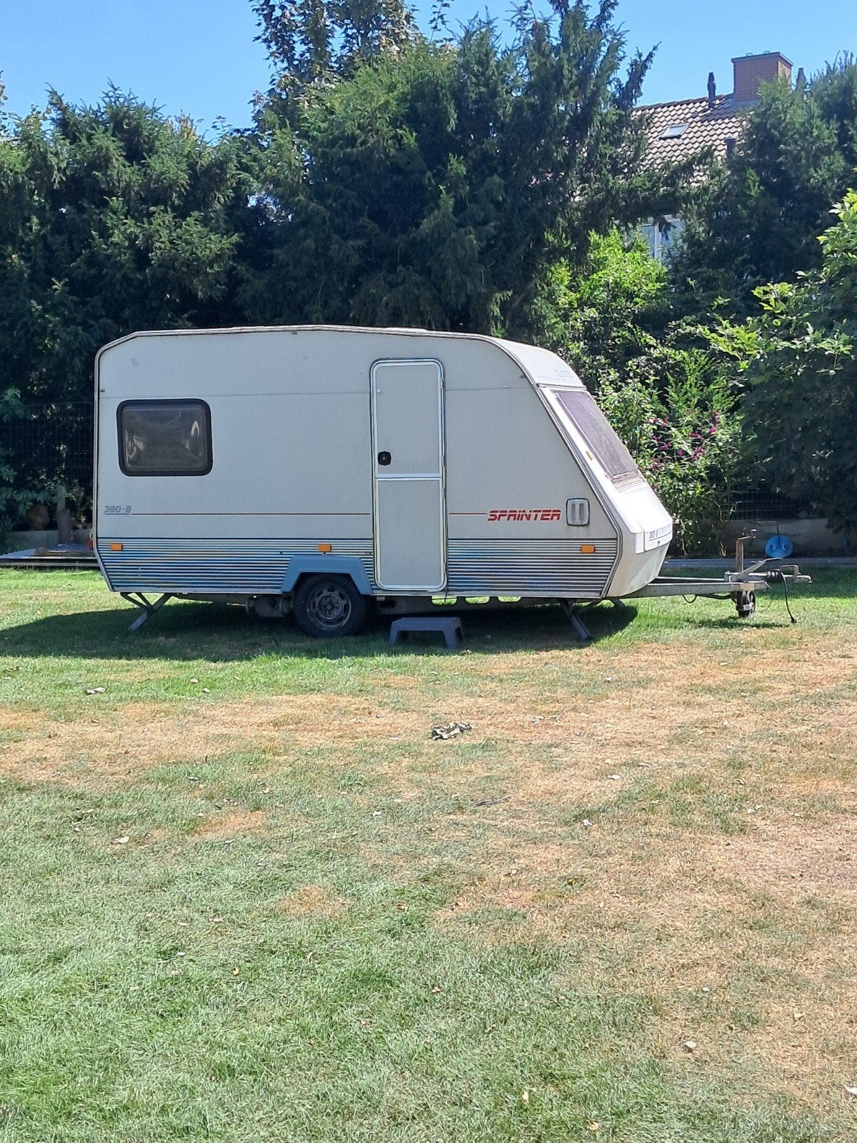 4 pers Beyerland 380 B Sprinter 1991, Caravans en Kamperen, Dwarsbed, Particulier, 500 - 750 kg, Beyerland