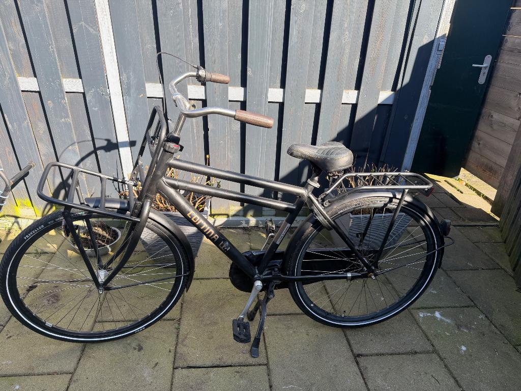 Cortina transport herenfiets U4 28 inch, Terugtraprem, Gebruikt, Versnellingen, 49 tot 53 cm