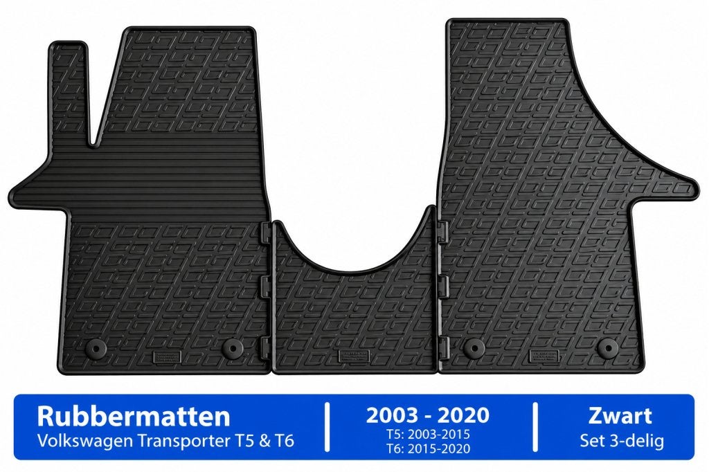 Cabibemat Rubber Volkswagen Transporter T5 en T6, Buurserstraat 15 A, 7481 EG,Haaksbergen, Ophalen of Verzenden, Info@123CamperOnderdelen.nl