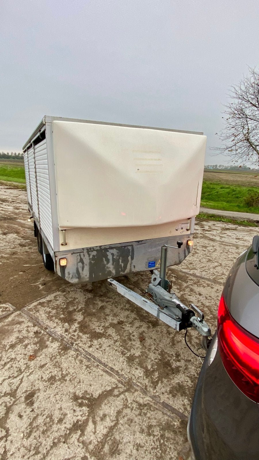 Anssems A-S 2000 VV Tandemas Gesloten Aanhangwagen, Ophalen, Gebruikt