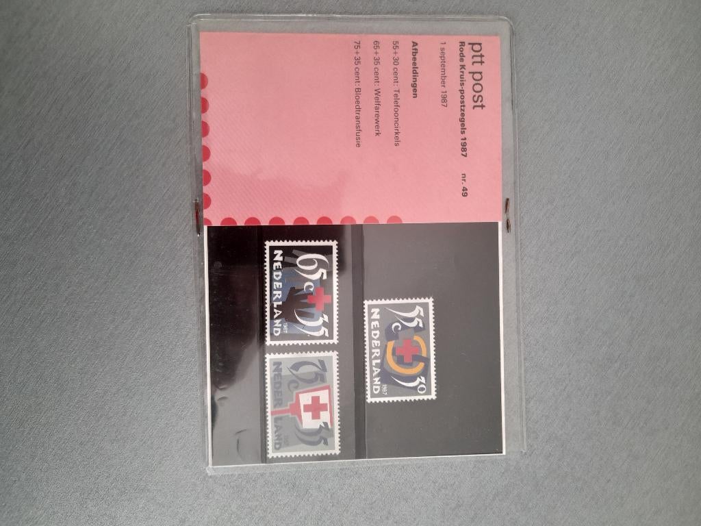 Postzegelmapje, Verzenden, Na 1940, Postfris