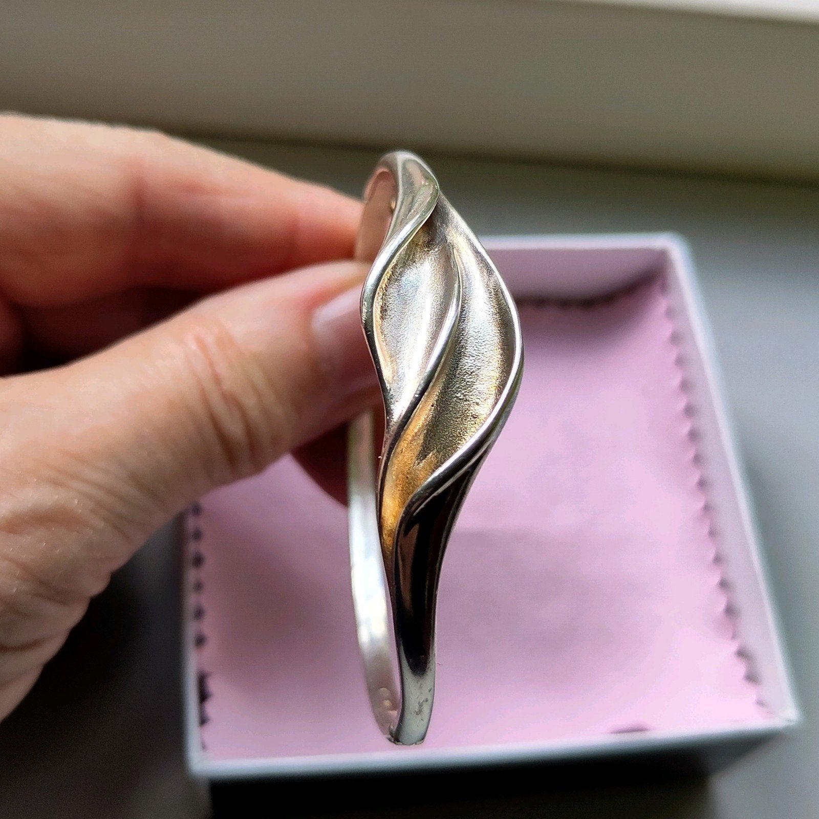 Prachtige zilveren armband Finse stijl  Veiligheidsslotje, Ophalen of Verzenden, Zo goed als nieuw, Zilver, Zilver