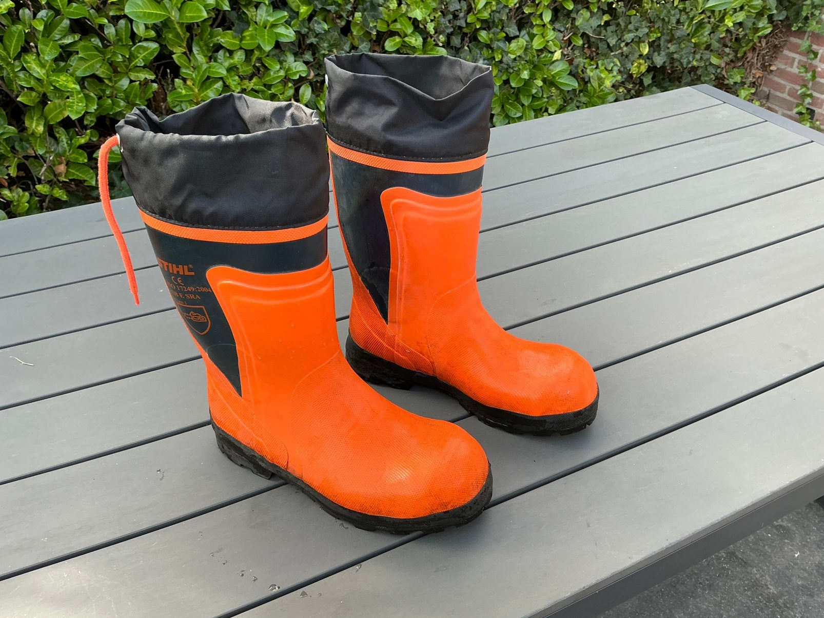 STIHL veiligheidslaarzen, Ophalen of Verzenden, Zo goed als nieuw, Heren, Laarzen