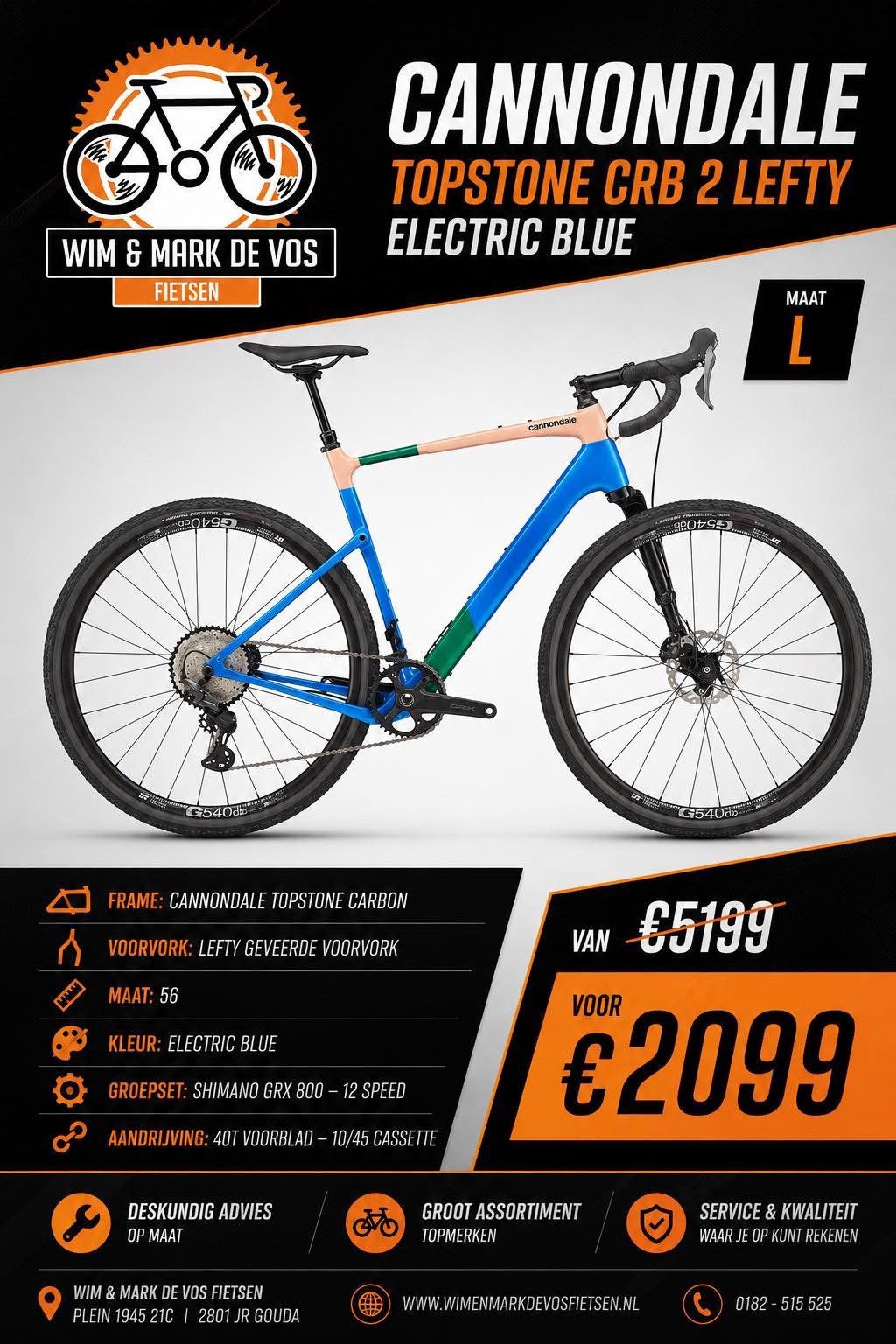 uitverkoop cannondale fietsen ... minimaal 45% tm zaterdag, Fietsen en Brommers, Ophalen, Aluminium, Minder dan 10 versnellingen